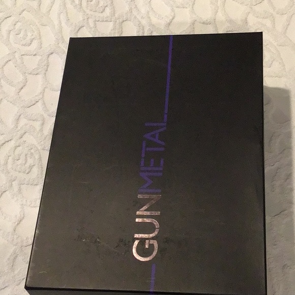 GUNMETAL MARUSHKA light nude patent shoes NEW WITH BOX size 7.5. Wingtip Oxford - Picture 6 of 7